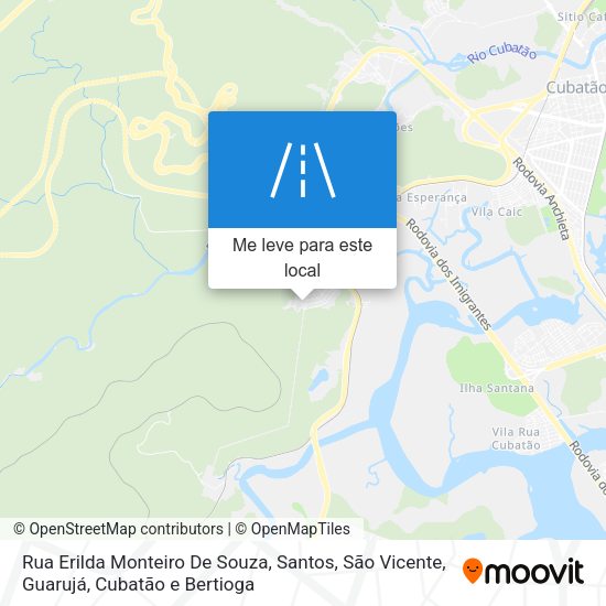 Rua Erilda Monteiro De Souza mapa