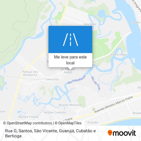 Rua G mapa