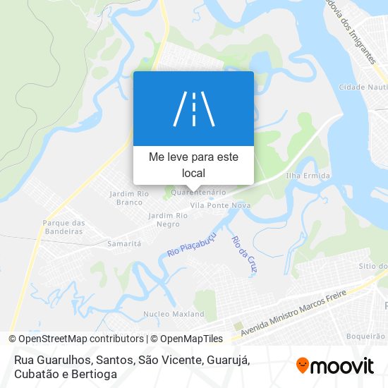 Rua Guarulhos mapa