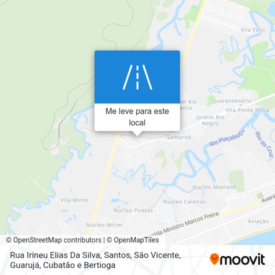 Rua Irineu Elias Da Silva mapa