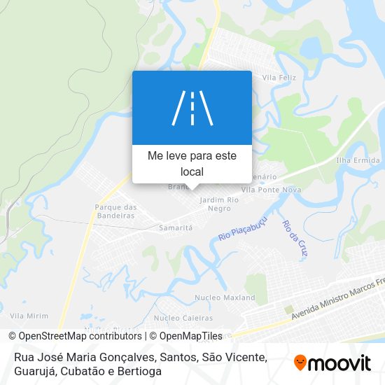 Rua José Maria Gonçalves mapa