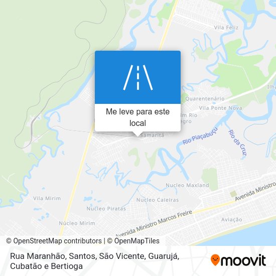 Rua Maranhão mapa