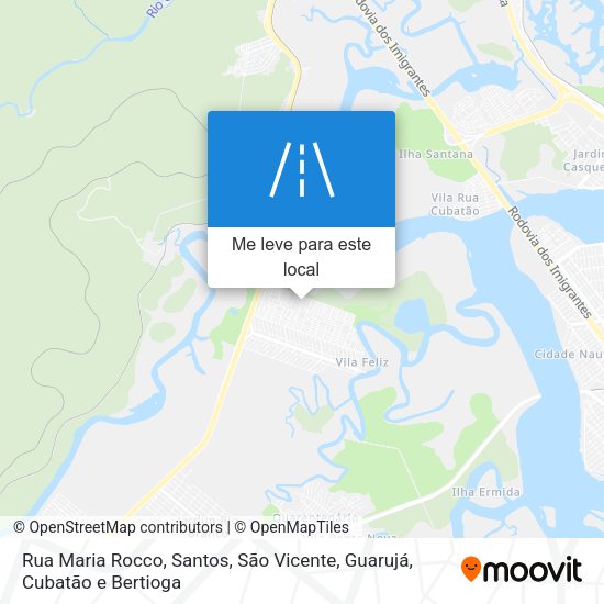 Rua Maria Rocco mapa