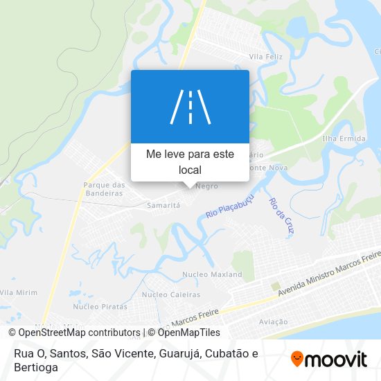 Rua O mapa