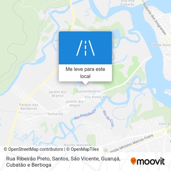 Rua Ribeirão Preto mapa