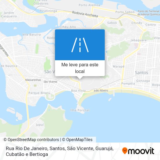 Rua Rio De Janeiro mapa