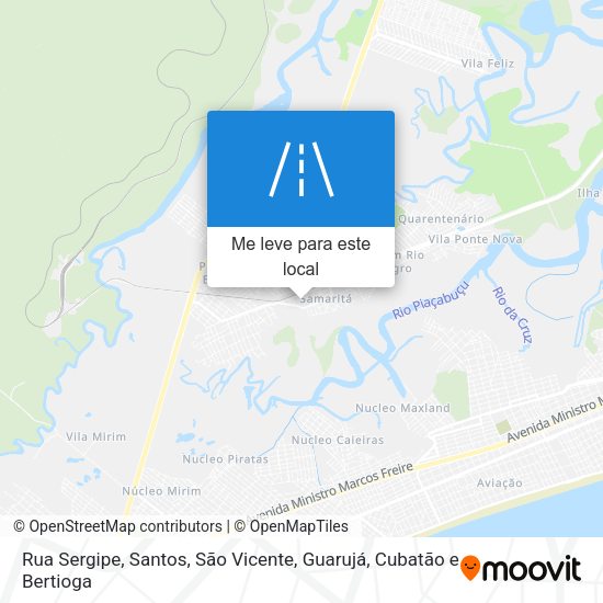 Rua Sergipe mapa