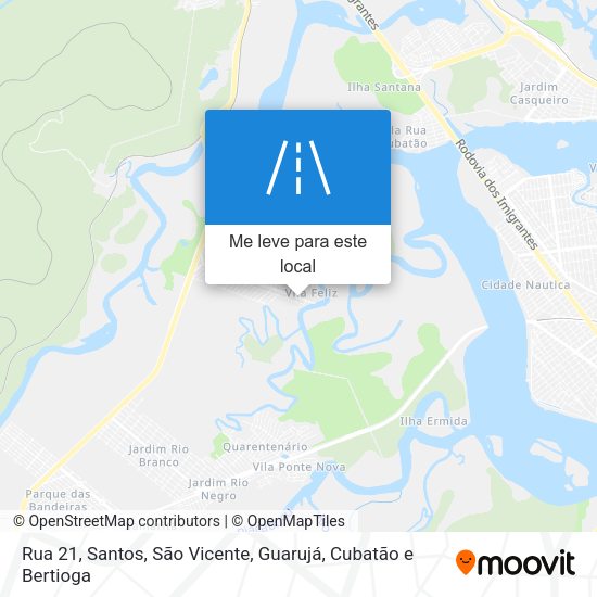 Rua 21 mapa