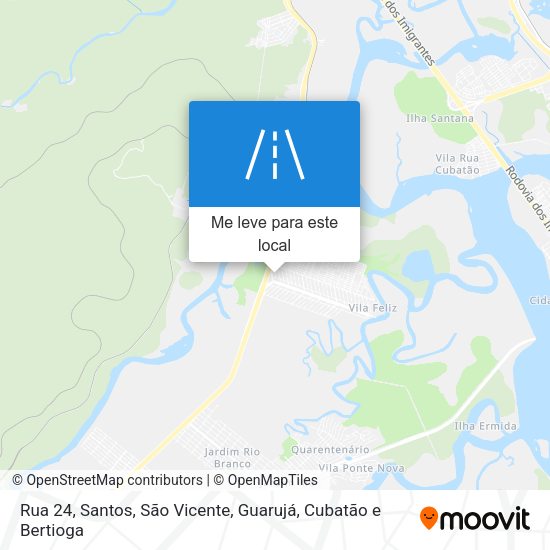 Rua 24 mapa