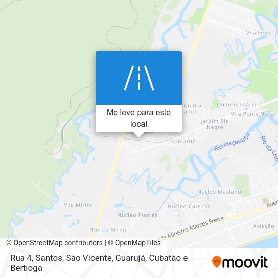 Rua 4 mapa
