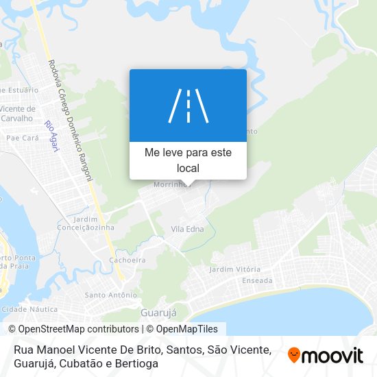 Rua Manoel Vicente De Brito mapa