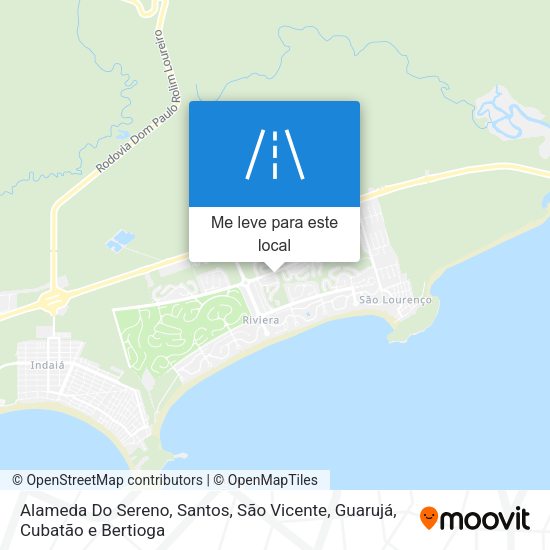 Alameda Do Sereno mapa