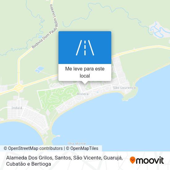 Alameda Dos Grilos mapa
