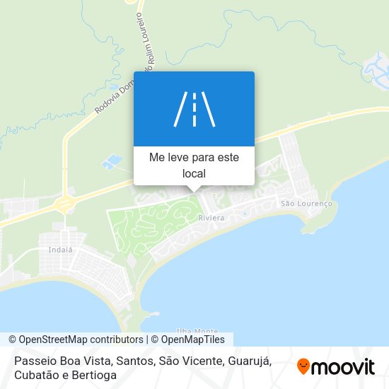 Passeio Boa Vista mapa