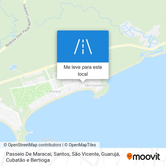 Passeio De Maracaí mapa