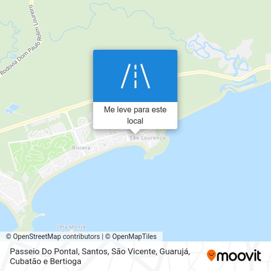 Passeio Do Pontal mapa