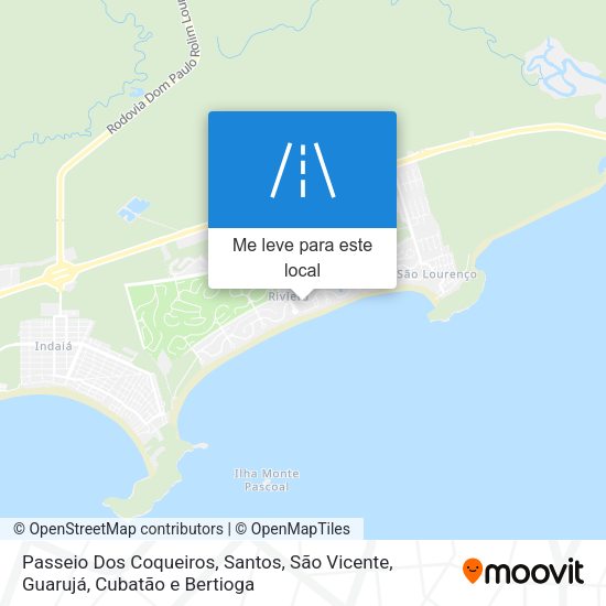 Passeio Dos Coqueiros mapa