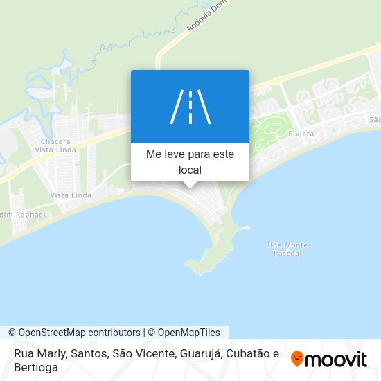 Rua Marly mapa