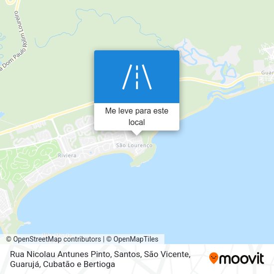 Rua Nicolau Antunes Pinto mapa