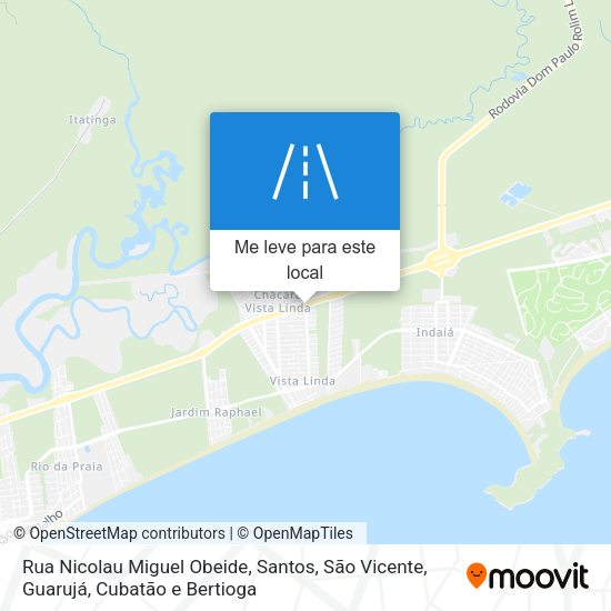Rua Nicolau Miguel Obeide mapa