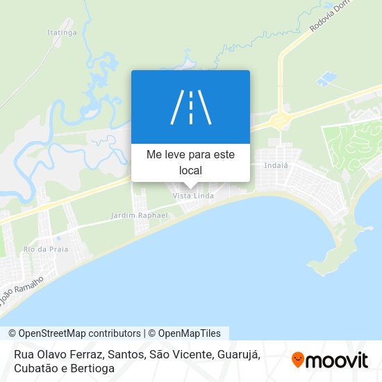 Rua Olavo Ferraz mapa