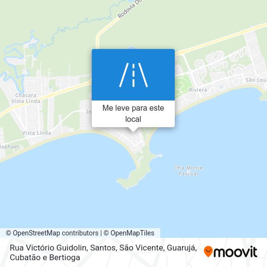 Rua Victório Guidolin mapa