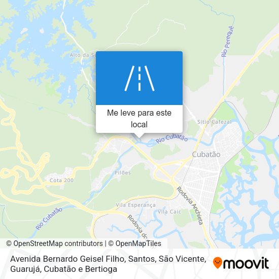 Avenida Bernardo Geisel Filho mapa