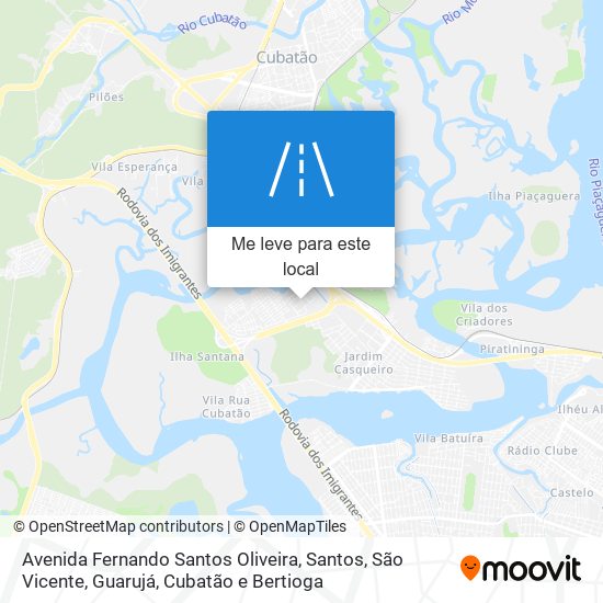 Avenida Fernando Santos Oliveira mapa