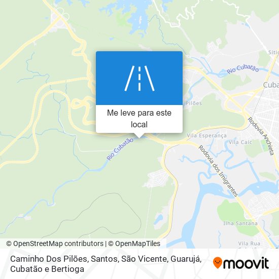 Caminho Dos Pilões mapa