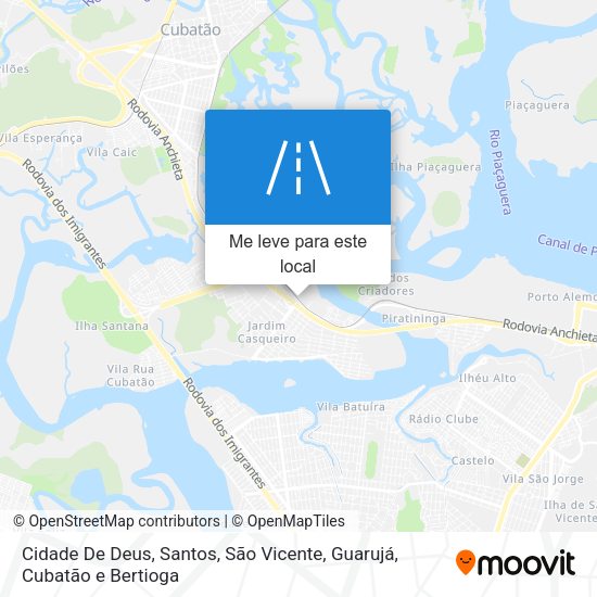 Cidade De Deus mapa