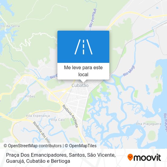 Praça Dos Emancipadores mapa