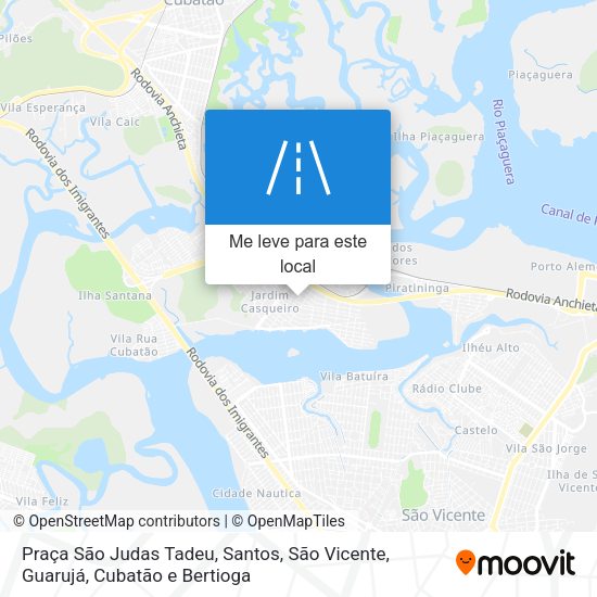 Praça São Judas Tadeu mapa
