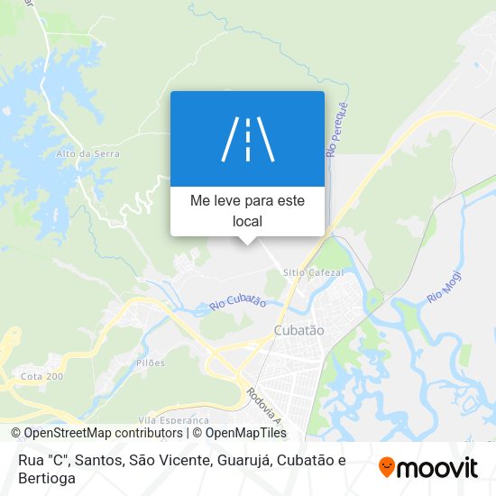 Rua "C" mapa