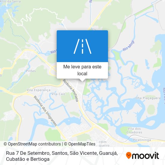 Rua 7 De Setembro mapa