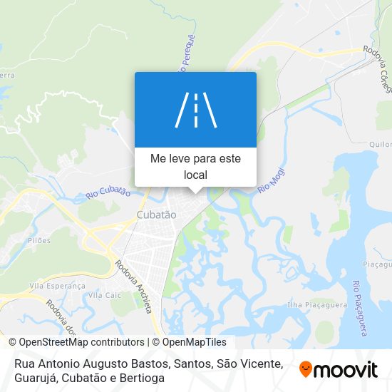 Rua Antonio Augusto Bastos mapa