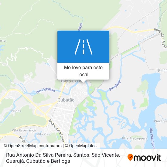 Rua Antonio Da Silva Pereira mapa