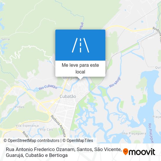 Rua Antonio Frederico Ozanam mapa