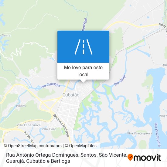 Rua Antônio Ortega Domingues mapa