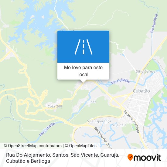 Rua Do Alojamento mapa