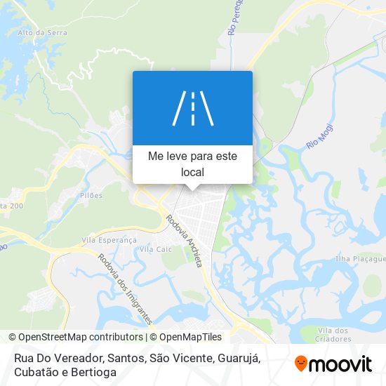 Rua Do Vereador mapa