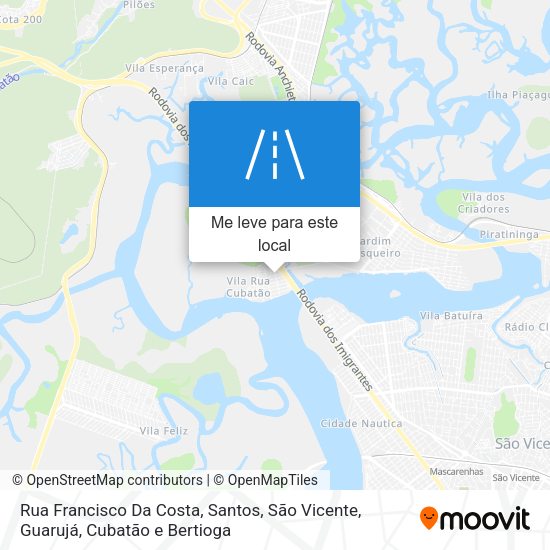 Rua Francisco Da Costa mapa