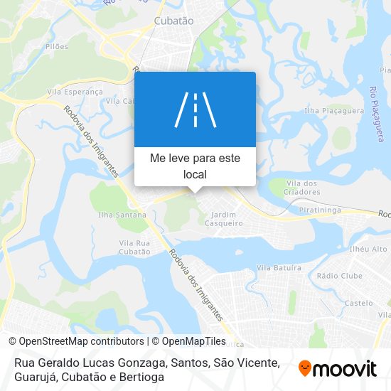 Rua Geraldo Lucas Gonzaga mapa