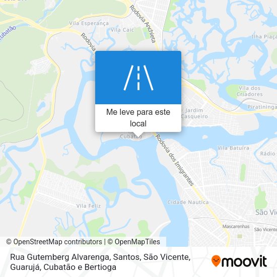 Rua Gutemberg Alvarenga mapa