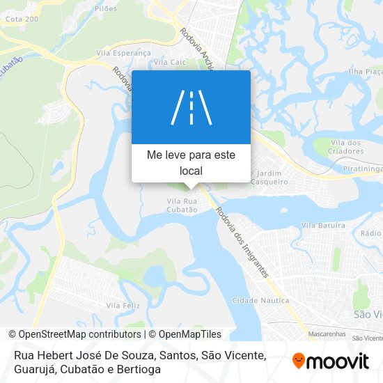 Rua Hebert José De Souza mapa