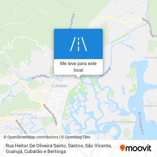 Rua Heitor De Oliveira Santo mapa