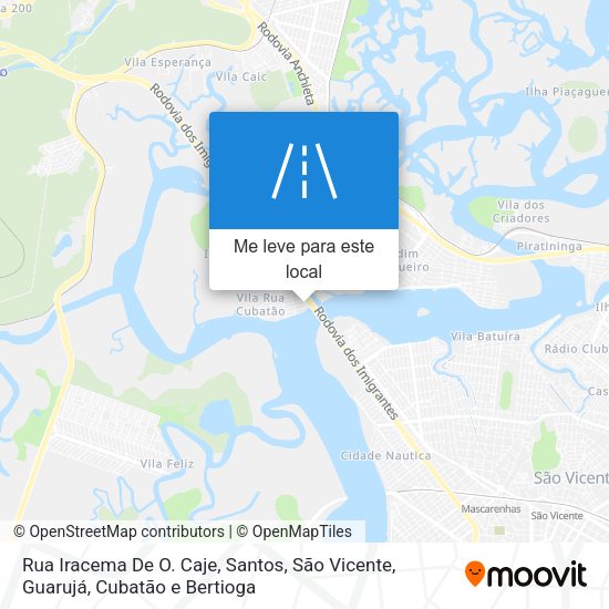 Rua Iracema De O. Caje mapa