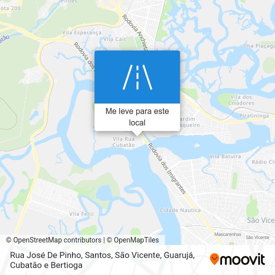 Rua José De Pinho mapa