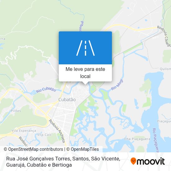 Rua José Gonçalves Torres mapa