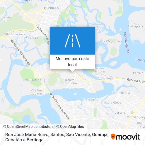 Rua José Maria Ruivo mapa