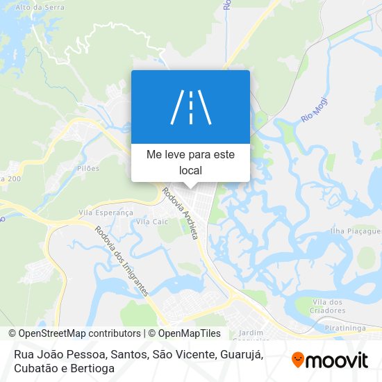 Rua João Pessoa mapa
